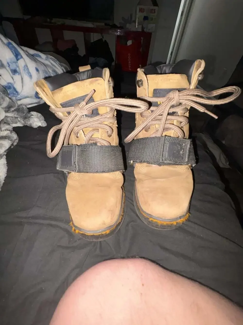 Cougar Paws PermaPaws Roofing Boots Tan Leather Size 5 Men / 6.5 Women (Style: C